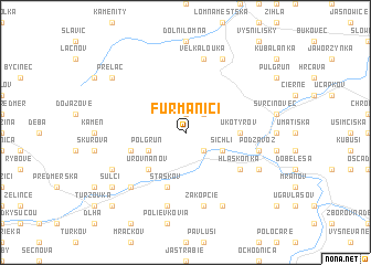 map of Furmanici