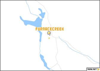 map of Furnace Creek