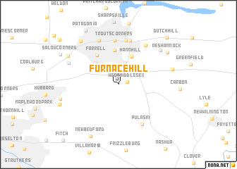 map of Furnace Hill