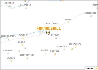 map of Furnace Hill