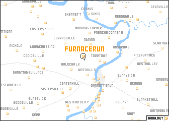 map of Furnace Run