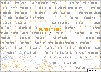 map of Fürsetzing