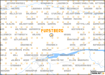 map of Fürstberg