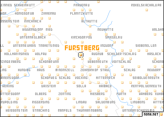 map of Fürstberg