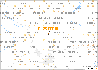 map of Fürstenau