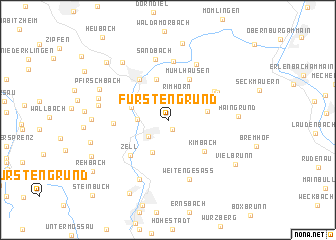 map of Fürstengrund