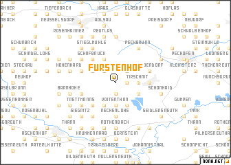 map of Fürstenhof