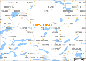 map of Fürstensee