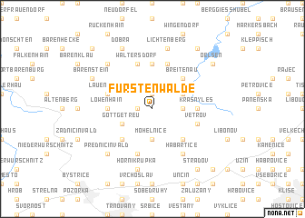 map of Fürstenwalde