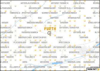 map of Furth