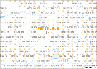 map of Furtmühle