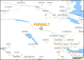 map of Furuhult