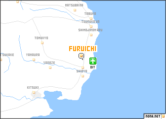 map of Furuichi