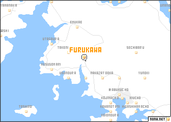 map of Furukawa