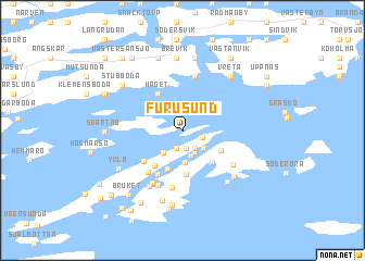 map of Furusund