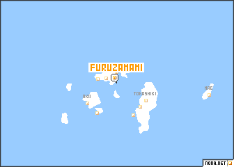 map of Furu-zamami