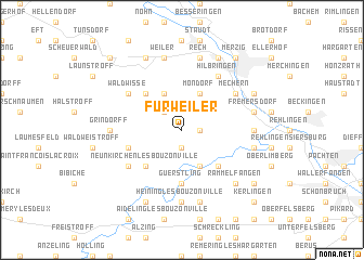 map of Fürweiler