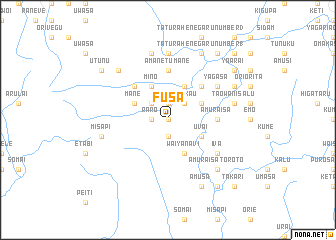 map of Fusa