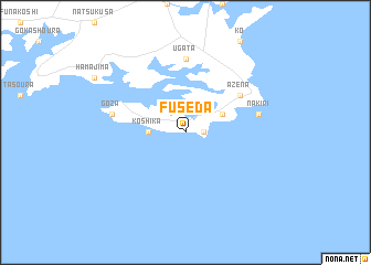 map of Fuseda