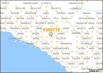 map of Fusette