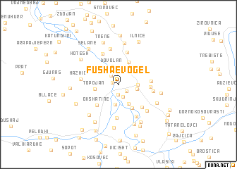 map of Fusha e Vogël