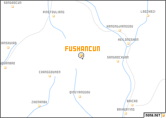 map of Fushancun