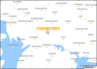 map of Fushanzhen