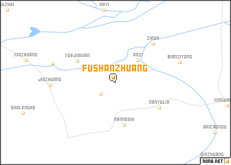 map of Fushanzhuang