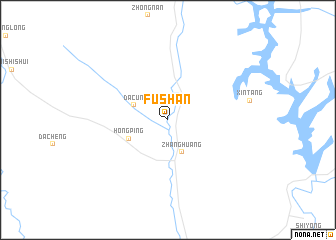 map of Fushan