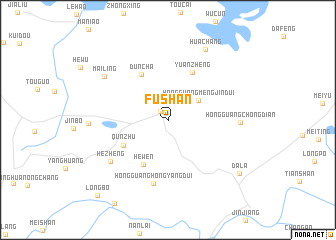 map of Fushan