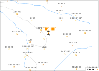 map of Fushan