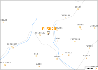 map of Fushan