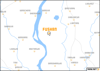 map of Fushan