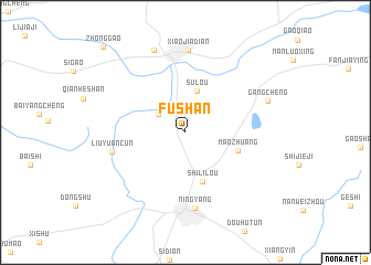 map of Fushan