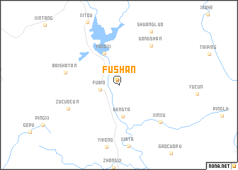 map of Fushan