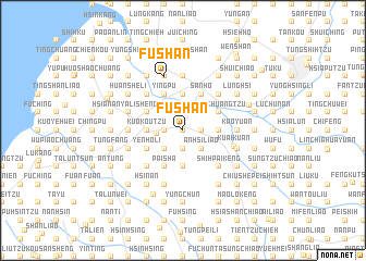 map of Fu-shan