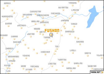 map of Fushan