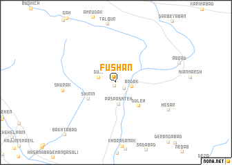 map of Fūshān