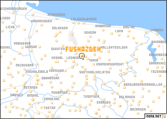 map of Fūshāzdeh