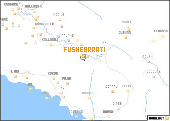 map of Fushë Brrati