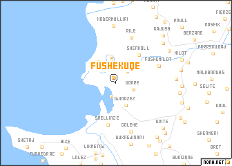 map of Fushëkuqe