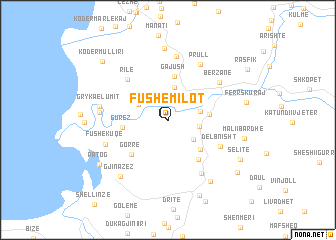 map of Fushë-Milot