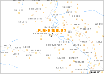 map of Fushë-Muhurr