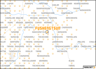 map of Fu-sheng-ts\