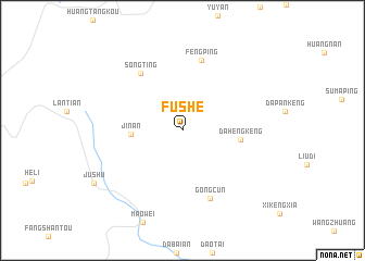 map of Fushe