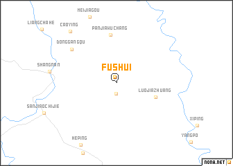 map of Fushui