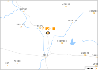 map of Fushui