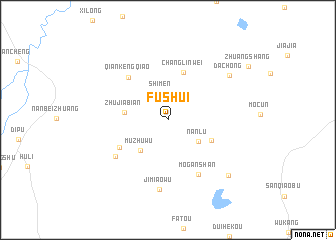 map of Fushui