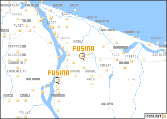 map of Fusina