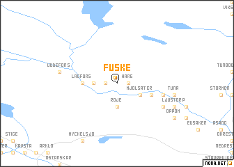 map of Fuske